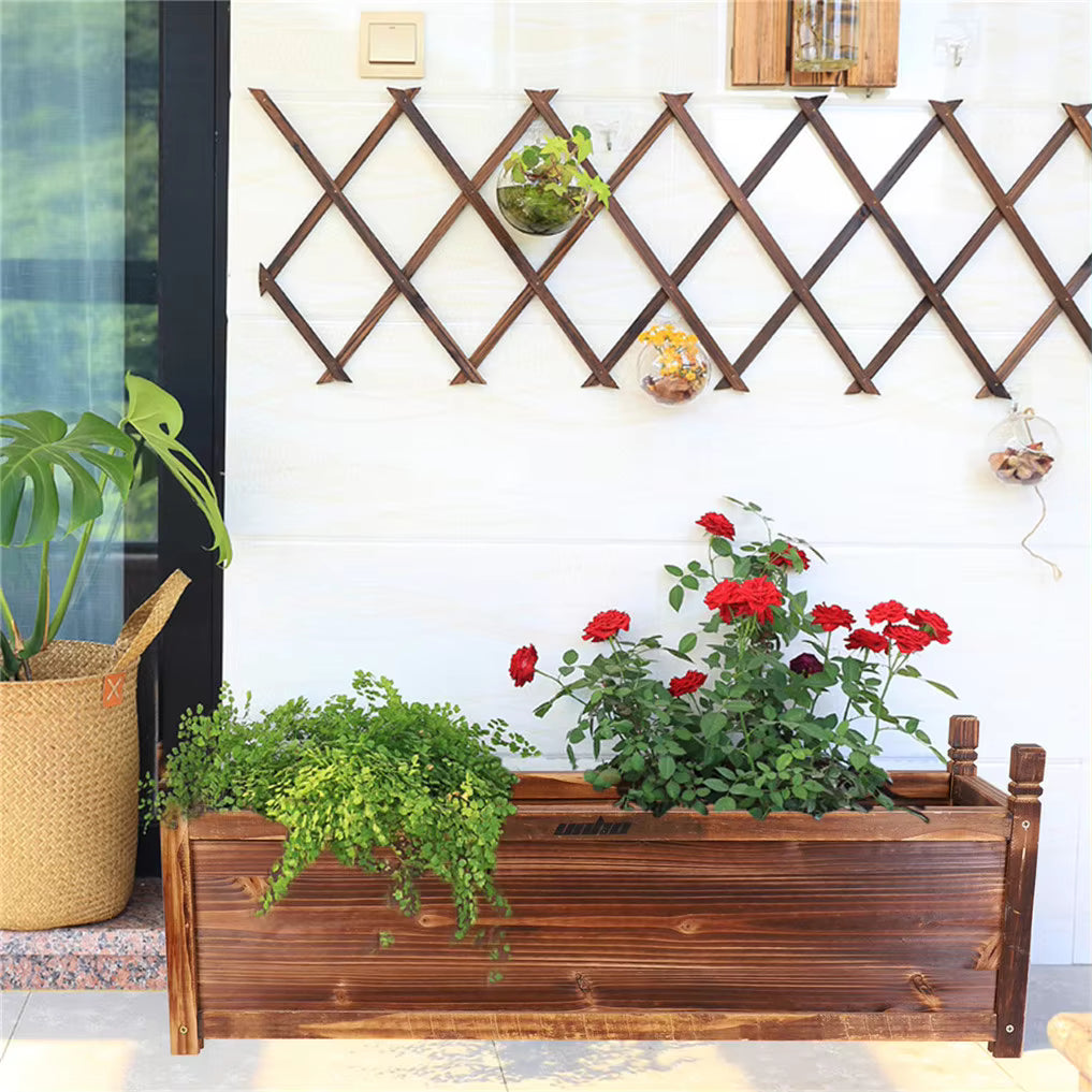 Decor Root Wooden Raised Planter Bed