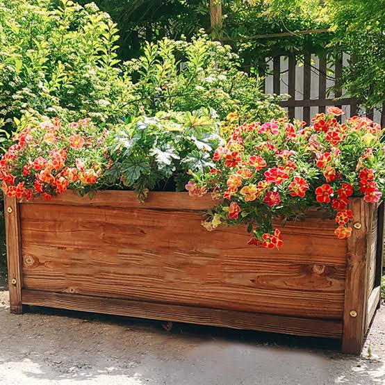 Decor Root Wooden Raised Planter Bed