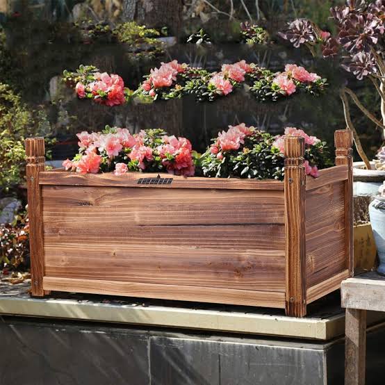 Decor Root Wooden Raised Planter Bed